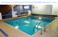 Применение бактерицидной установки для  обеззараживания воды в бассейне ультрафиолетом с применением ультразвука Лазурь М-30 в Центре Аква Бейбис, Манчестер, Англия.