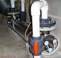 Лазурь М-30 - Установка по обеззараживанию воды в бассейне ультрафиолетом с применением ультразвука