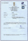 Сертификат Соответствия (Индия) на бактерицидные установки: Лазурь-М - обеззараживание воды ультрафиолетом с применением ультразвука.